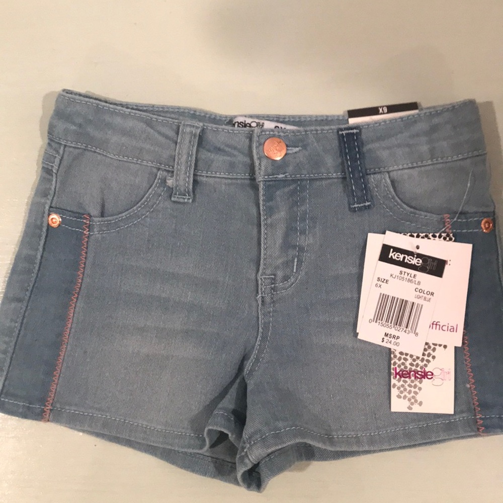 NWT girls jean shorts